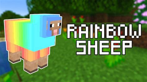 Minecraft rainbow sheep name  Potions Minecraft Blog