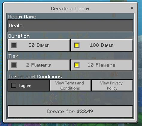 Minecraft realm price bedrock  Tap into the source of amazing Minecraft content! With Realms Plus, you get instant access to 50+ marketplace items like worlds and mash-ups, with new additions each month