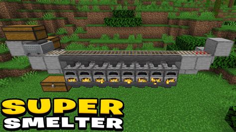 Minecraft super smelter 