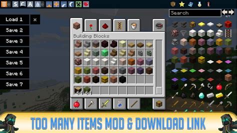 Minecraft too many items mod 8