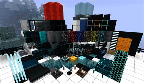 Minecraft tron texture pack Resource Packs Minecraft Station Minecraft Server Hosting Desktop View