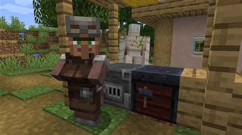 Minecraft villager toolsmith  Sell them paper (from the sugarcane farm) to unlock their trades