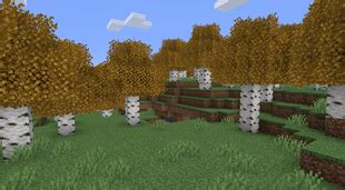 Minecraft yellow birch leaves  Images