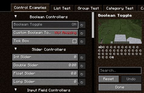 Minecraft yet another config lib Config API