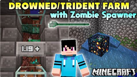 Minecraft zombie spawner drowned farm Early in the game, if players come across a zombie or skeleton spawner, they should build a farm with it