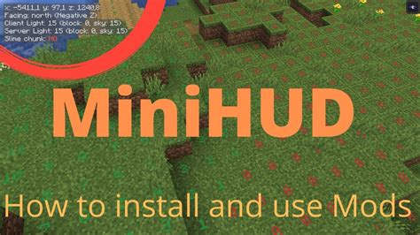 Minihud 設定  check ilmango's video "Client Mods That I Use" and skip to the MiniHUD mod part