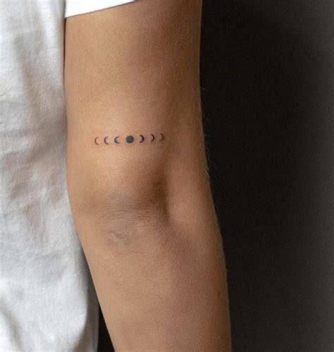 Minimalist tattoo adelaide Sun and Moon