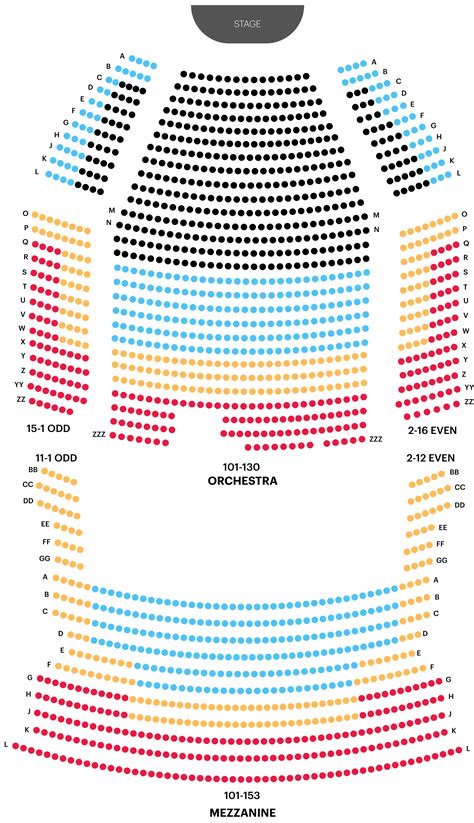 Minskoff theatre seating chart  Accessibility