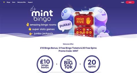 Mint bingo  We use cookies to give you a personalized experience & ads