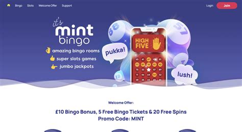 Mint bingo review  *First-time depositors only (18+ country restrictions apply)