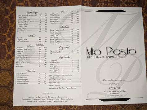 Mio posto merrick menu  Home; About; Menu; HIGH QUALITY AND AUTHENTIC