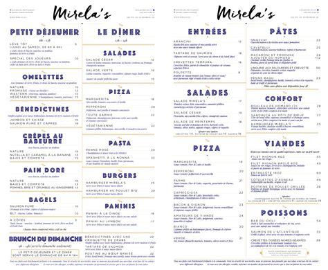 Mirela's restaurant menu  Book now at Mirela's Restaurant in Kahnawake, QC