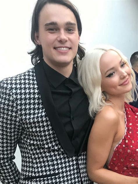 Mitchell hope relationship  Dove Cameron , a fellow Descendants actor, was once thought to be dating and in a relationship with him