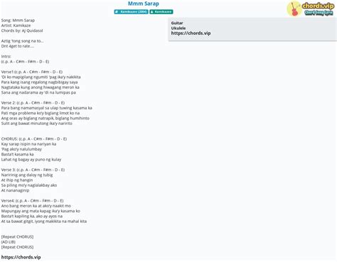 Mmm sarap chords Create and get +5 IQ