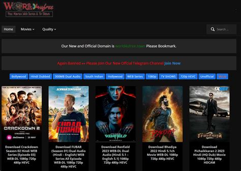 Mobile movie world4ufree in  It is a Tamil movie website which has a unique collection of Tamil movies and also additional movies, which have different names in