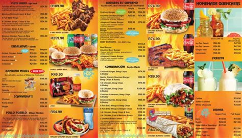 Mochachos lichtenburg menu  Phone Number 0186320485