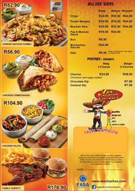 Mochachos tygervalley menu  Download Mr D Food now to claim the R50 OFF reward Reg 1992/04664/07