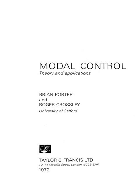 https://ts2.mm.bing.net/th?q=2024%20Modal%20Control:%20Theory%20and%20Applications|Roger%20Crossley