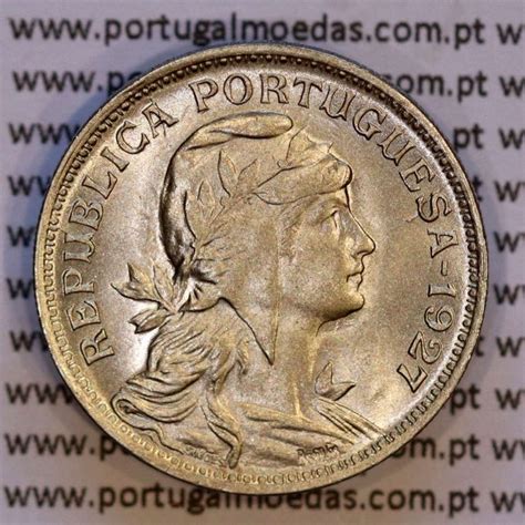 Moeda 50 centavos 1927 valor <b> Portes a carg</b>