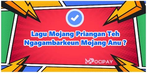 Mojang priangan teh ngagambarkeun mojang anu  One of the most popular Pop Sunda songs is "Mojang Priangan," which translates to "Girls of