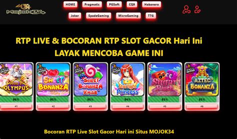 Mojok34 login Menampilkan Daftar MOJOK34 RTP live Slot Gacor Hari ini, bocoran RTP Mojok34 di informasikan setiap hari