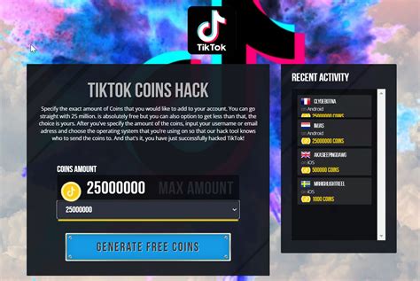 Monede gratis tiktok hack TikTok Followers, Free TikTok Followers With us, you can use the TikTok tool for free (yes, you read that right!) and get thousands of TikTok followers within minutes