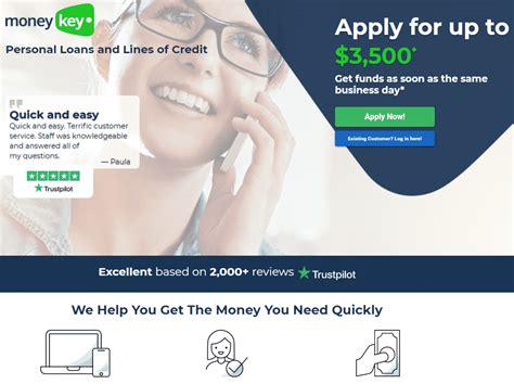 Moneykey payday loans A quick way to find an installment loan is to do an internet search for, “Check `n Go loans near me” or apply online