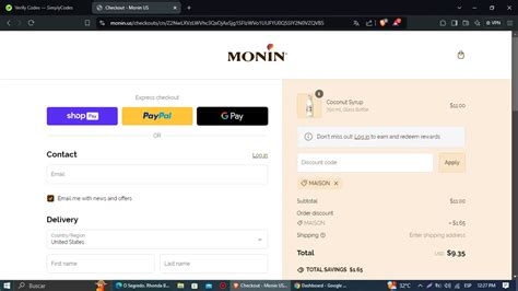 Monin discount code The best Monin coupon code currently is 15% Off Storewide off with code “Shipthedeal”