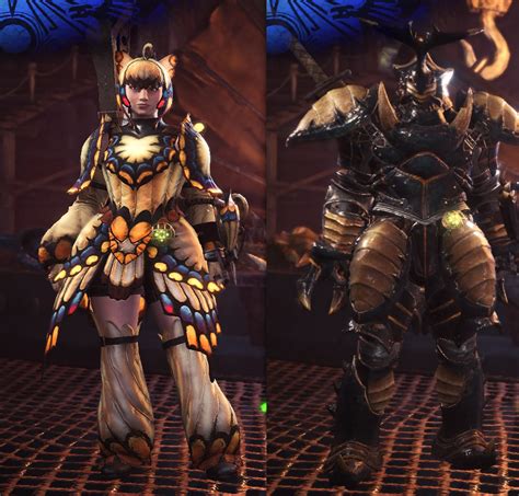 Monster hunter world great hornfly  It is used to craft armor pieces of the King Beetle Set for male characters and Butterfly Set for female characters