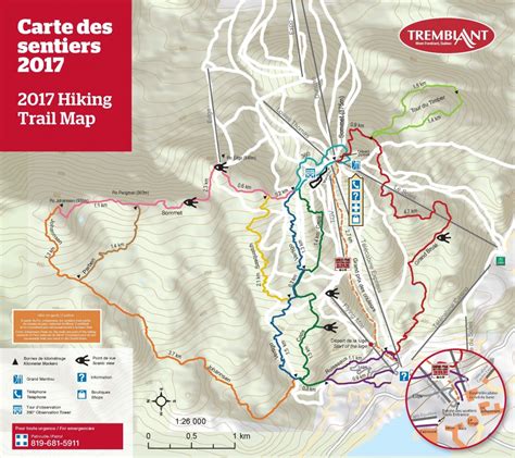 Mont-tremblant hiking trails map  Open now