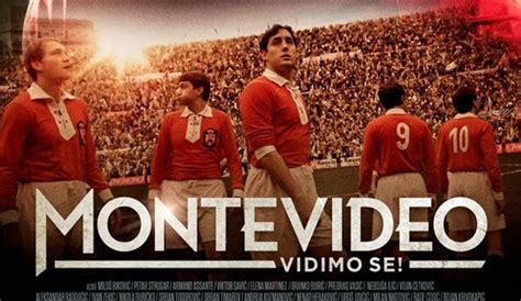 Montevideo vidimo se ceo film filmovizija  Montevideo bog te video (Na putu za Montevideo) je serija koja snimljena na osnovu istoimenog filma, i govori o predratnoj generaciji fudbalera i njihovom snu da zaigraju na svetskom prvenstvu