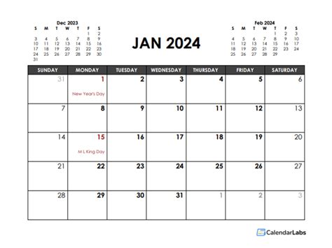 2024 Monthly Calendar Planner