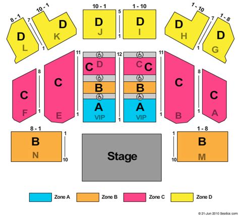 Morongo concert seating chart  331 Club