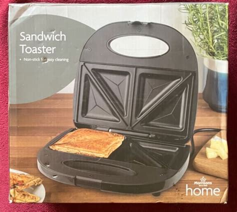 Morrisons sandwich toaster  Morrisons Turin 2 Slice Toaster