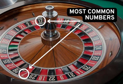 Most common number on roulette 1