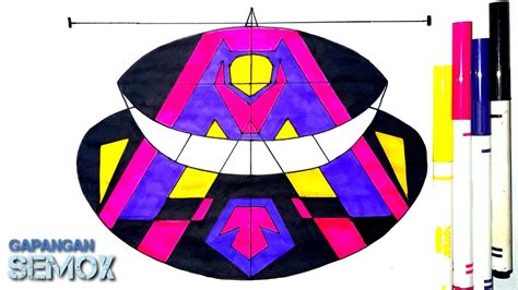 Motif layangan gapangan pensil  Merangsang Kreativitas 2