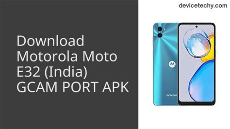 Moto e32 gcam port  Method 1: The easiest way to find the right version of Google Camera for Motorola Edge 20 is to use the GCamator app