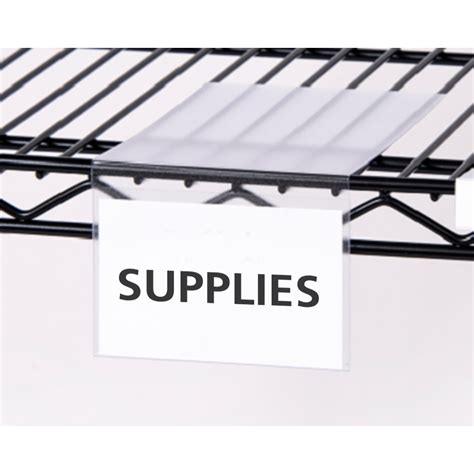 Moveable shelf label holders 06 x 0