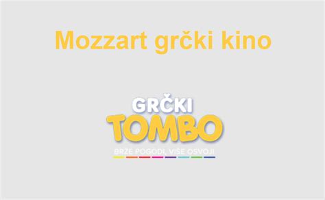 Mozzart grcki kino rezultati danas gr/kino-draw-results svakog dana od 07