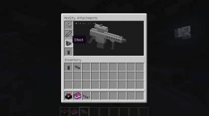 Mrcrayfish's gun mod enchantments  Using attachments and enchantments, you can increase the stats of a weapon to create an even more powerful version