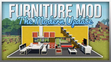 Mrcrayfish furniture mod modern update 5 and has been