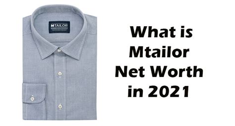 Mtailor net worth 204