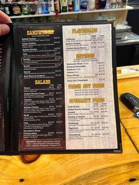 Muddy run tavern menu 