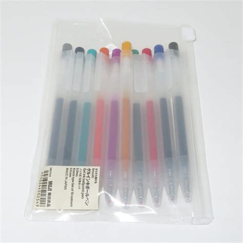 10Pcs/5Pcs/3Pcs Set Colorful Gel Pen MUJIs 0.5mm 0.38mm Japan 10