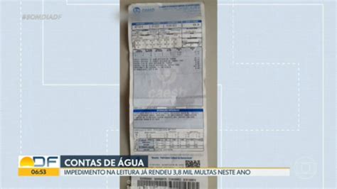 Multa por impedimento de leitura caesb  Companhia de Saneamento Ambiental do Distrito Federal - Caesb Av