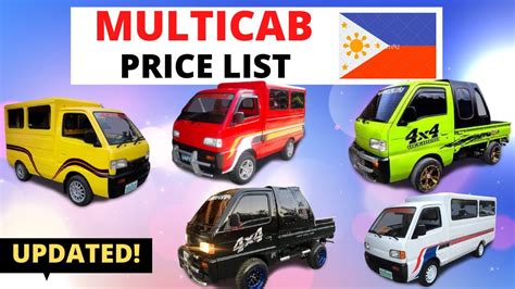 Multicab passenger type price  - 4 Wheels Motors Automobile Dealer