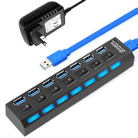 New For PS5 USB Hub Adapter 6 Ports USB 3.0 USB A TYPE-C 3.1 Expander  Splitter Super Speed USB HUB 3.0 for PlayStation 5 Console