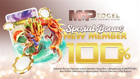 Mvp togel bonus  Bonus KTV Togel : Bonus Deposit New Member 10%; Bonus Winstreak 3D ( Togel ) 100 Juta; Bonus Rollingan Live Casino 0,5%; Bonus Rollingan