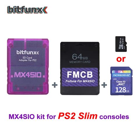 Mx4sio sd card format  I have a few questions about bringing my ps2 slim to life, I'm planning on purchasing a mx4iso though from my understanding it needs freemcboot 1