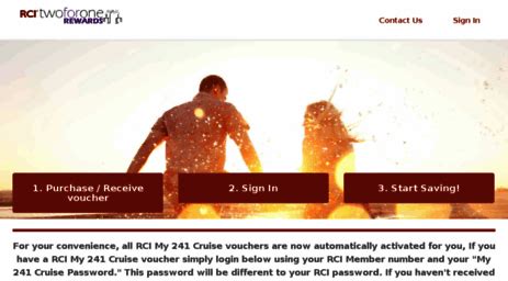 My rci 241 cruise  Minimum age to sail: Infants must be at least 6 months old to be eligible to travel